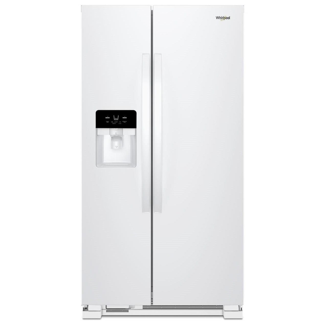 Whirlpool WRS555SIHW 36inch Wide SidebySide Refrigerator 25 cu. ft